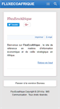 Mobile Screenshot of fluxecoafrique.com