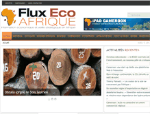 Tablet Screenshot of fluxecoafrique.com